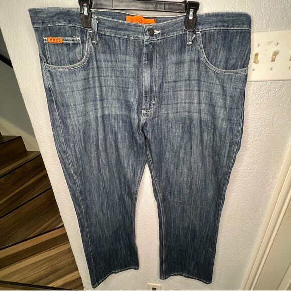 WRANGLER 20X Fire Resistant Straight Light Blue Denim Men Jeans Size 42X30 - Picture 2 of 12